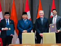 Prabowo Saksikan Penandatanganan CEPA Kanada–Indonesia