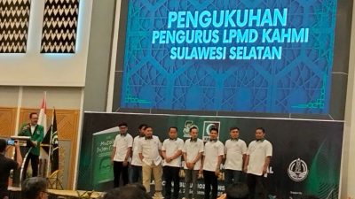 KAHMI Sulsel Kukuhkan LPMD, Launching Buku Mozaik Insan Cita dan Gelar Diskusi