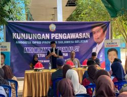 Irfan AB Tinjau Program MBG di SMAN 5 Maros