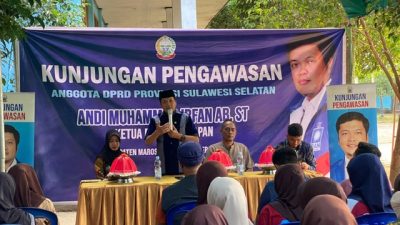 Irfan AB Tinjau Program MBG di SMAN 5 Maros