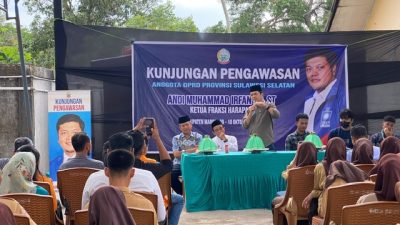 Andi Muhammad Irfan AB Menggelar Kunjungan Pengawasan di SMAN 11