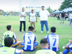 Bupati Maros Berikan Dukungan kepada Tim Sepakbola Maros di Piala Gubernur Cup 2025