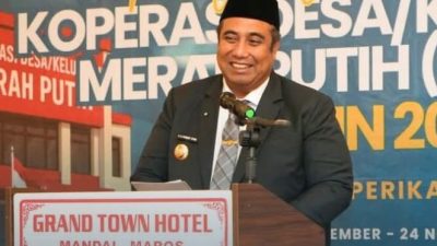 Bupati Maros Tutup Program Magang Pengurus KDKMP 2025 di Grand Town Hotel