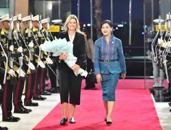 Ratu Máxima Tiba di Jakarta untuk Misi Khusus PBB Terkait Inklusi dan Kesehatan Keuangan