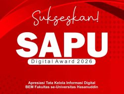 SAPU Digital Award, Upaya Alumni Dorong Tata Kelola Informasi Digital BEM Fakultas se-Unhas