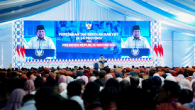 Presiden Prabowo Resmikan 166 Sekolah Rakyat