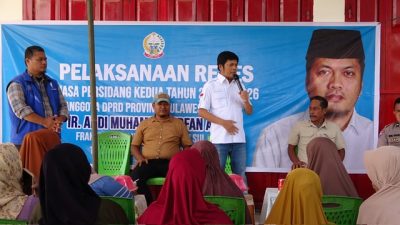 Reses Irfan AB: Jalan dan Irigasi Jadi Usulan Warga di Desa Baruga