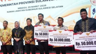Maros Raih Dua Penghargaan dari Pemprov Sulsel, Termasuk Adipura 2025