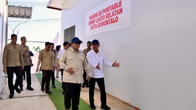 Presiden Prabowo Tinjau Kampung Nelayan Merah Putih di Gorontalo
