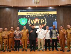 Maros Pertahankan Opini WTP 14 Tahun Beruntun