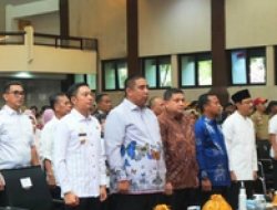 Bupati Maros Hadiri Sosialisasi Penanganan Masalah Sosial Bersama Menteri Sosial RI