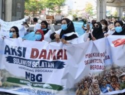 Sekitar 15 Ribu Massa Aksi di Makassar, Desak Program MBG Tetap Dilanjutkan