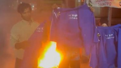 Bakar Baju PDH Sebagai Protes: Ketua KNPI Wajo Bongkar Intervensi Terselubung di Internal KNPI Makassar