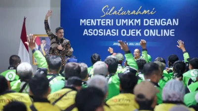 Mayoritas Ojol Pilih Jadi Pengusaha Mikro, Menteri UMKM Siapkan Skema Pemberdayaan