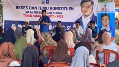 Reses di Maros Baru, Irfan AB Serap Aspirasi Guru, Petani Hingga Program MBG