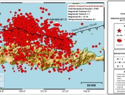 BMKG Catat 2.768 Gempa Susulan Pasca Gempa M7,7 Flores