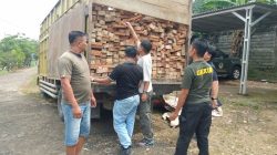 Angkut Kayu Ilegal dari TN Bukit Tigapuluh, Satu Tersangka Ditahan