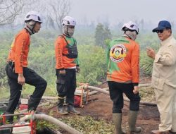 Presiden Prabowo Tinjau Langsung Lokasi Karhutla di Kubu Raya